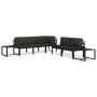 Anthracite grey aluminum coffee table by , Modular outdoor sofas - Ref: Foro24-49242, Price: 90,99 €, Discount: %