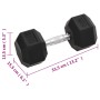 Dumbbells 2 units cast iron 30 kg by , free weight - Ref: Foro24-93606, Price: 129,88 €, Discount: %