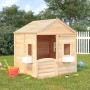 Playhouse with lockable door and fir wood flower pots by , Children's houses - Ref: Foro24-93686, Price: 283,55 €, Discount: %