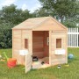 Playhouse with lockable door and fir wood flower pots by , Children's houses - Ref: Foro24-93686, Price: 283,55 €, Discount: %