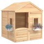 Playhouse with lockable door and fir wood flower pots by , Children's houses - Ref: Foro24-93686, Price: 283,55 €, Discount: %