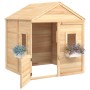 Playhouse with lockable door and fir wood flower pots by , Children's houses - Ref: Foro24-93686, Price: 283,55 €, Discount: %