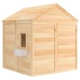 Playhouse with lockable door and fir wood flower pots by , Children's houses - Ref: Foro24-93686, Price: 283,55 €, Discount: %