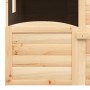 Playhouse with lockable door and fir wood flower pots by , Children's houses - Ref: Foro24-93686, Price: 283,55 €, Discount: %