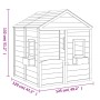 Playhouse with lockable door and fir wood flower pots by , Children's houses - Ref: Foro24-93686, Price: 283,55 €, Discount: %