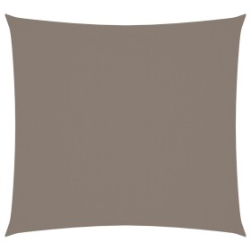 Square shade sail in gray taupe Oxford fabric 5x5 m by , Umbrellas - Ref: Foro24-135416, Price: 75,18 €, Discount: %