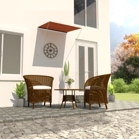 Retractable awning orange and brown 150x150 cm by , Awnings - Ref: Foro24-145894, Price: 51,74 €, Discount: %