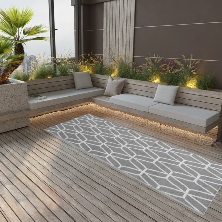 Outdoor gray PP rug 80x250 cm by , Outdoor protectors - Ref: Foro24-317009, Price: 25,98 €, Discount: %