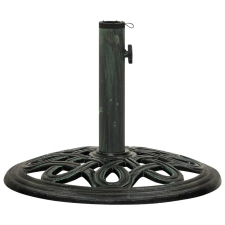 Green cast iron umbrella base 40x40x32 cm by , Umbrella bases - Ref: Foro24-317765, Price: 53,99 €, Discount: %