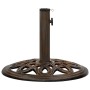 Cast iron bronze umbrella base 40x40x32 cm by , Umbrella bases - Ref: Foro24-317767, Price: 56,75 €, Discount: %