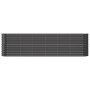 Anthracite powder-coated steel raised planter 260x40x68 cm by , Pots and planters - Ref: Foro24-318906, Price: 101,43 €, Disc...