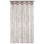 Macramé cotton curtain in gray taupe 140x240 cm by , Curtains and curtains - Ref: Foro24-323980, Price: 50,70 €, Discount: %