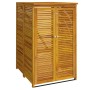 Solid acacia wood trash can shed 70x89x117 cm by , Waste container supports - Ref: Foro24-360027, Price: 207,68 €, Discount: %