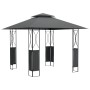 Cenador con tejado acero gris antracita 300x300x270 cm de , Carpas y cenadores - Ref: Foro24-360141, Precio: 205,99 €, Descue...