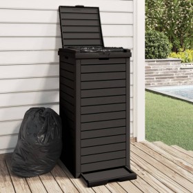 Outdoor black polypropylene trash can 41x41x86 cm by , Garbage cans and trash cans - Ref: Foro24-364171, Price: 118,75 €, Dis...