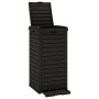 Outdoor black polypropylene trash can 41x41x86 cm by , Garbage cans and trash cans - Ref: Foro24-364171, Price: 119,66 €, Dis...