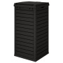 Cubo de basura de exterior polipropileno negro 41x41x86 cm de , Cubos de la basura y papeleras - Ref: Foro24-364171, Precio: ...