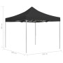 Professionelles Faltzelt aus anthrazitfarbenem Aluminium 3x3 m von , Zelte und Pavillons - Ref: Foro24-45483, Preis: 188,16 €...