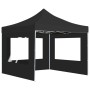 Professioneller faltbarer Pavillon mit anthrazitfarbenen Aluminiumwänden 3x3 m von , Zelte und Pavillons - Ref: Foro24-45488,...