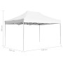 White 4.5x3 m professional folding aluminum tent by , Tents and gazebos - Ref: Foro24-45495, Price: 246,99 €, Discount: %