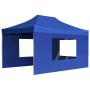 Carpa plegable profesional con paredes aluminio azul 4,5x3 m de , Carpas y cenadores - Ref: Foro24-45497, Precio: 320,25 €, D...