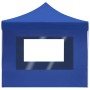 Carpa plegable profesional con paredes aluminio azul 4,5x3 m de , Carpas y cenadores - Ref: Foro24-45497, Precio: 320,25 €, D...