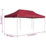 Folding professional aluminum tent in red wine color 6x3m by , Tents and gazebos - Ref: Foro24-45504, Price: 294,27 €, Discou...