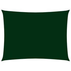 Rectangular dark green Oxford fabric sail shade 2x4 m by , Umbrellas - Ref: Foro24-135477, Price: 35,48 €, Discount: %