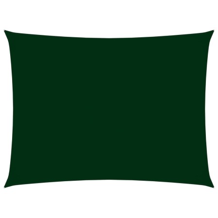 Rectangular dark green Oxford fabric sail shade 2.5x4 m by , Umbrellas - Ref: Foro24-135482, Price: 37,84 €, Discount: %