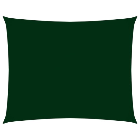 Rectangular dark green Oxford fabric sail shade 3.5x4.5 m by , Umbrellas - Ref: Foro24-135489, Price: 44,78 €, Discount: %