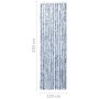 Silver chenille mosquito net curtain 118x220 cm by , Mosquito nets for windows - Ref: Foro24-315140, Price: 59,99 €, Discount: %