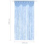 Blue cotton macramé curtain 140x240 cm by , Curtains and curtains - Ref: Foro24-323989, Price: 44,71 €, Discount: %