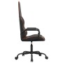 Silla gaming con masaje cuero sintético naranja y negro de , Sillones para videojuegos - Ref: Foro24-345563, Precio: 112,74 €...