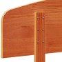 Cabecero de cama madera maciza de pino marrón cera 150 cm de , Cabeceros y pies de cama - Ref: Foro24-842501, Precio: 49,77 €...