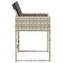 Garden armchairs with cushions 4 pcs light gray synthetic rattan by , Garden chairs - Ref: Foro24-365005, Price: 167,79 €, Di...