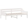 Solid white pine wood sofa bed 90x200 cm by , Beds and slatted bases - Ref: Foro24-842831, Price: 111,55 €, Discount: %