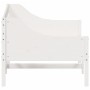 Solid white pine wood sofa bed 90x200 cm by , Beds and slatted bases - Ref: Foro24-842831, Price: 111,55 €, Discount: %