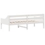 Solid white pine wood sofa bed 90x200 cm by , Beds and slatted bases - Ref: Foro24-842831, Price: 111,55 €, Discount: %