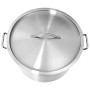 Stainless steel pot 58 L 50x30 cm by vidaXL, tall pots - Ref: Foro24-51141, Price: 188,26 €, Discount: %