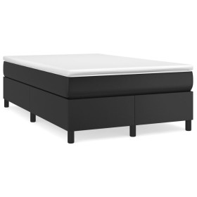 Cama box spring con colchón cuero sintético negro 120x190 cm de , Camas y somieres - Ref: Foro24-3269697, Precio: 351,73 €, D...