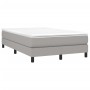 Cama box spring con colchón tela gris claro 120x190 cm de , Camas y somieres - Ref: Foro24-3269657, Precio: 339,96 €, Descuen...