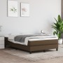 Box spring bed with dark brown fabric mattress 120x190 cm by , Beds and slatted bases - Ref: Foro24-3269660, Price: 332,00 €,...