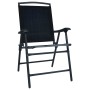 Folding garden chairs 2 units black textilene by vidaXL, Garden chairs - Ref: Foro24-47923, Price: 83,50 €, Discount: %