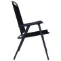 Folding garden chairs 2 units black textilene by vidaXL, Garden chairs - Ref: Foro24-47923, Price: 83,50 €, Discount: %