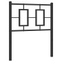 Black metal headboard 80 cm by , Headboards and footboards - Ref: Foro24-374268, Price: 29,20 €, Discount: %