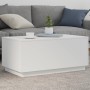 Couchtisch mit weißen LED-Leuchten 90x50x40 cm von , Couchtisch - Ref: Foro24-839875, Preis: 80,39 €, Rabatt: %