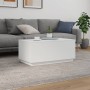 Couchtisch mit weißen LED-Leuchten 90x50x40 cm von , Couchtisch - Ref: Foro24-839875, Preis: 80,39 €, Rabatt: %