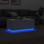 Couchtisch mit weißen LED-Leuchten 90x50x40 cm von , Couchtisch - Ref: Foro24-839875, Preis: 80,39 €, Rabatt: %