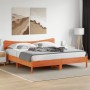 Wax brown solid pine wood bed headboard 180 cm by , Headboards and footboards - Ref: Foro24-844768, Price: 57,96 €, Discount: %