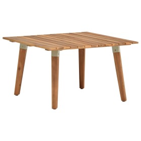 Mesa de centro de jardín madera maciza de acacia 60x60x36 cm de vidaXL, Mesas de jardín - Ref: Foro24-46468, Precio: 59,08 €,...